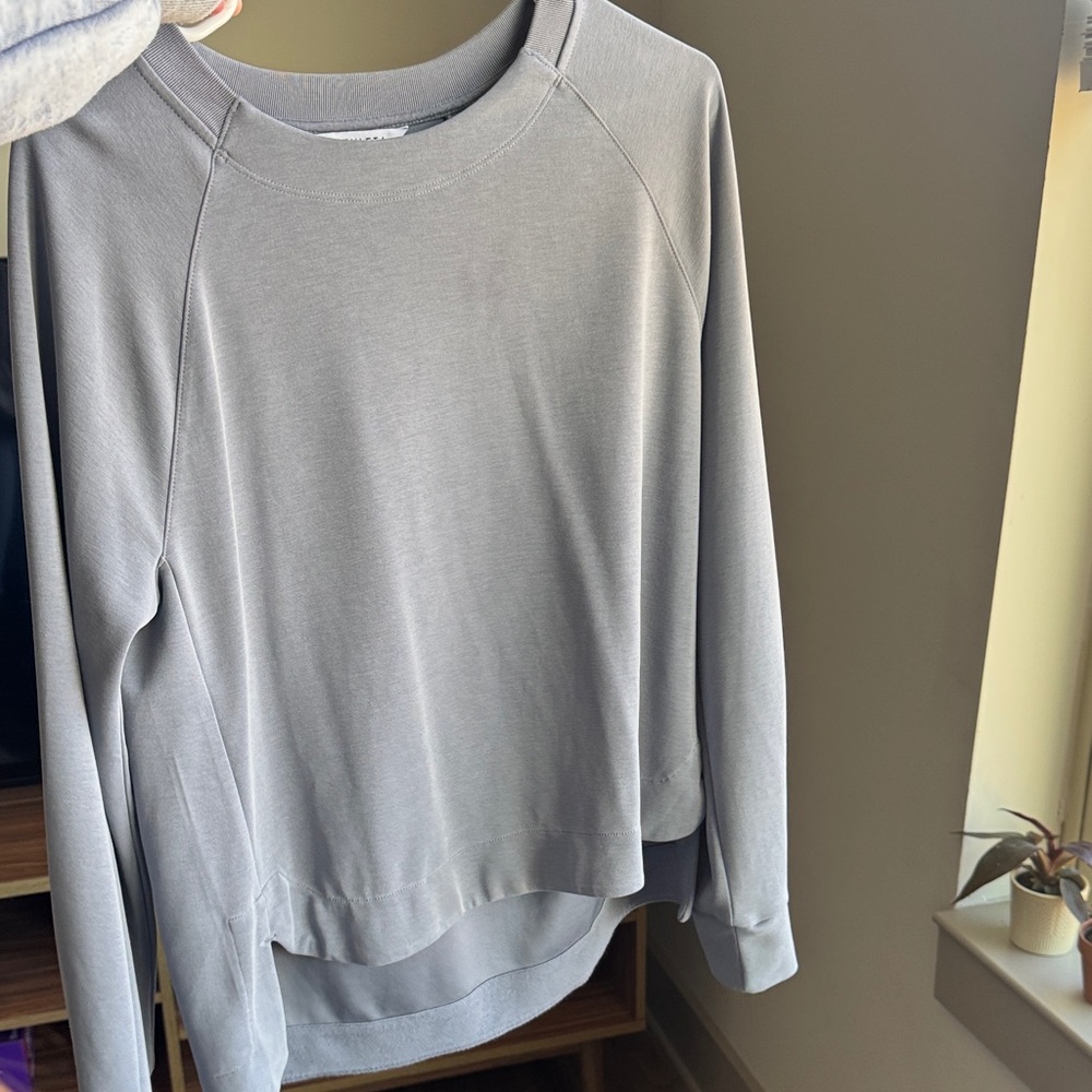 Athleta Light Gray Women's Sweatshirt